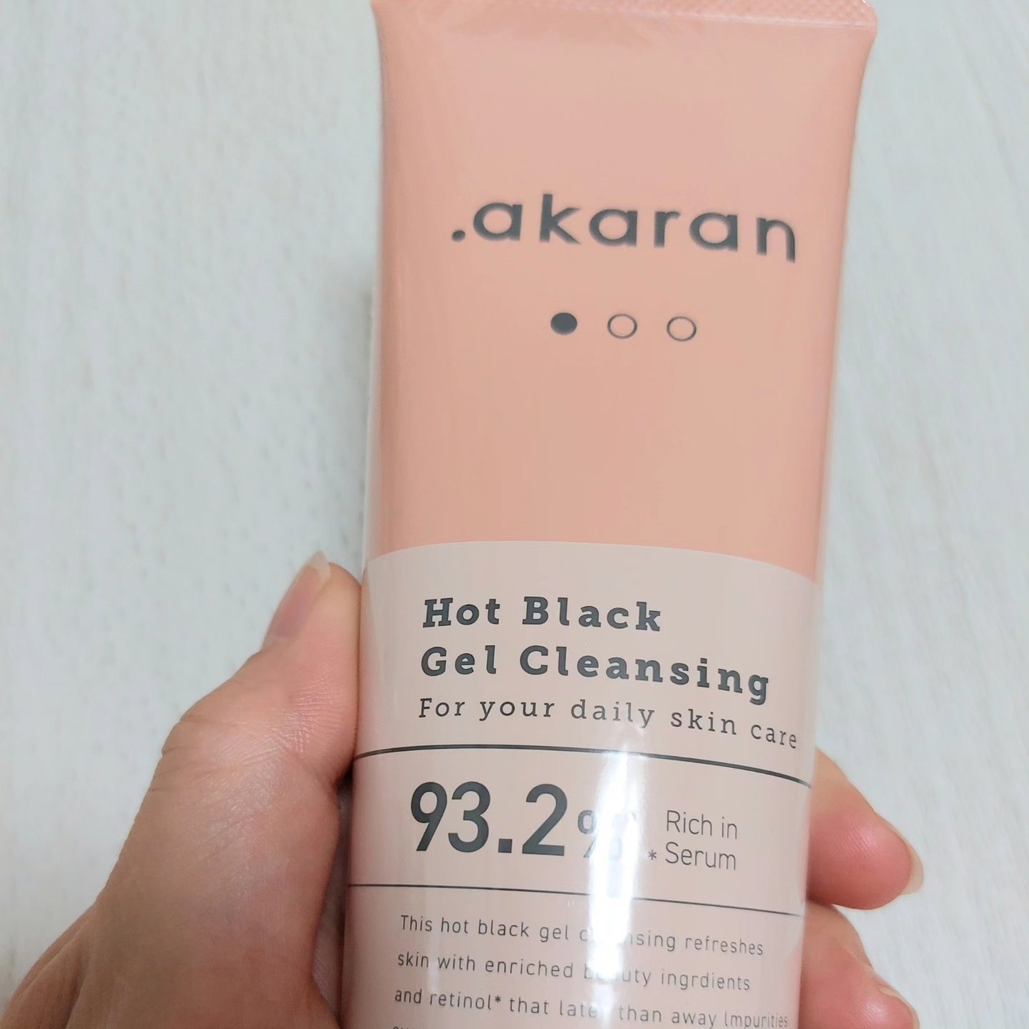 ホットブラックジェルクレンジング/.akaran/クレンジングジェルを使ったクチコミ（2枚目）