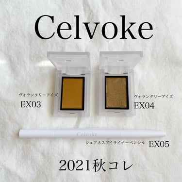 セルヴォーク ヴォランタリー アイズ/Celvoke/単色アイシャドウを使ったクチコミ（1枚目）