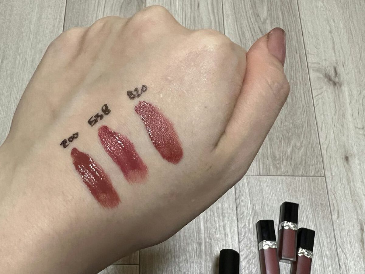 ルージュ ディオール フォーエヴァー リキッド/Dior/口紅を使ったクチコミ（3枚目）