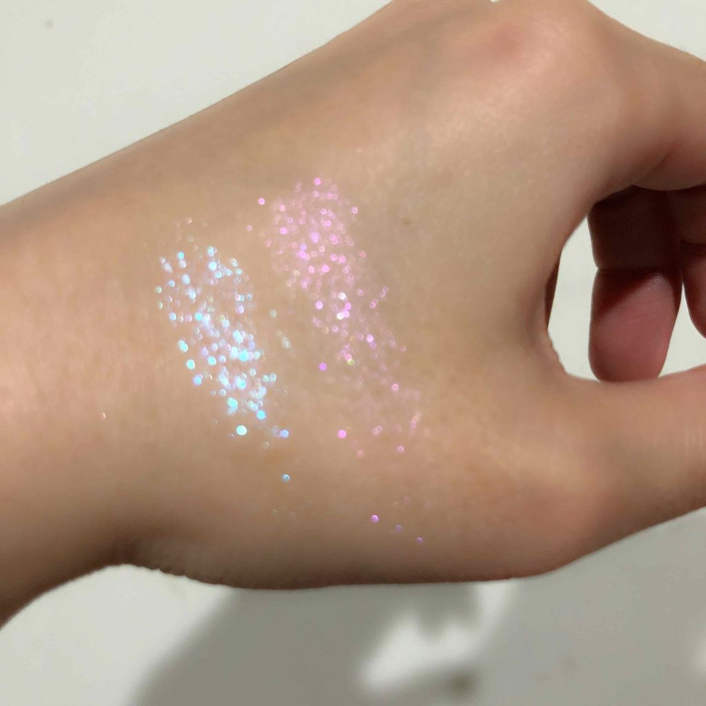 グリッタープリズム シャドウ/MISSHA/グリッターを使ったクチコミ（3枚目）