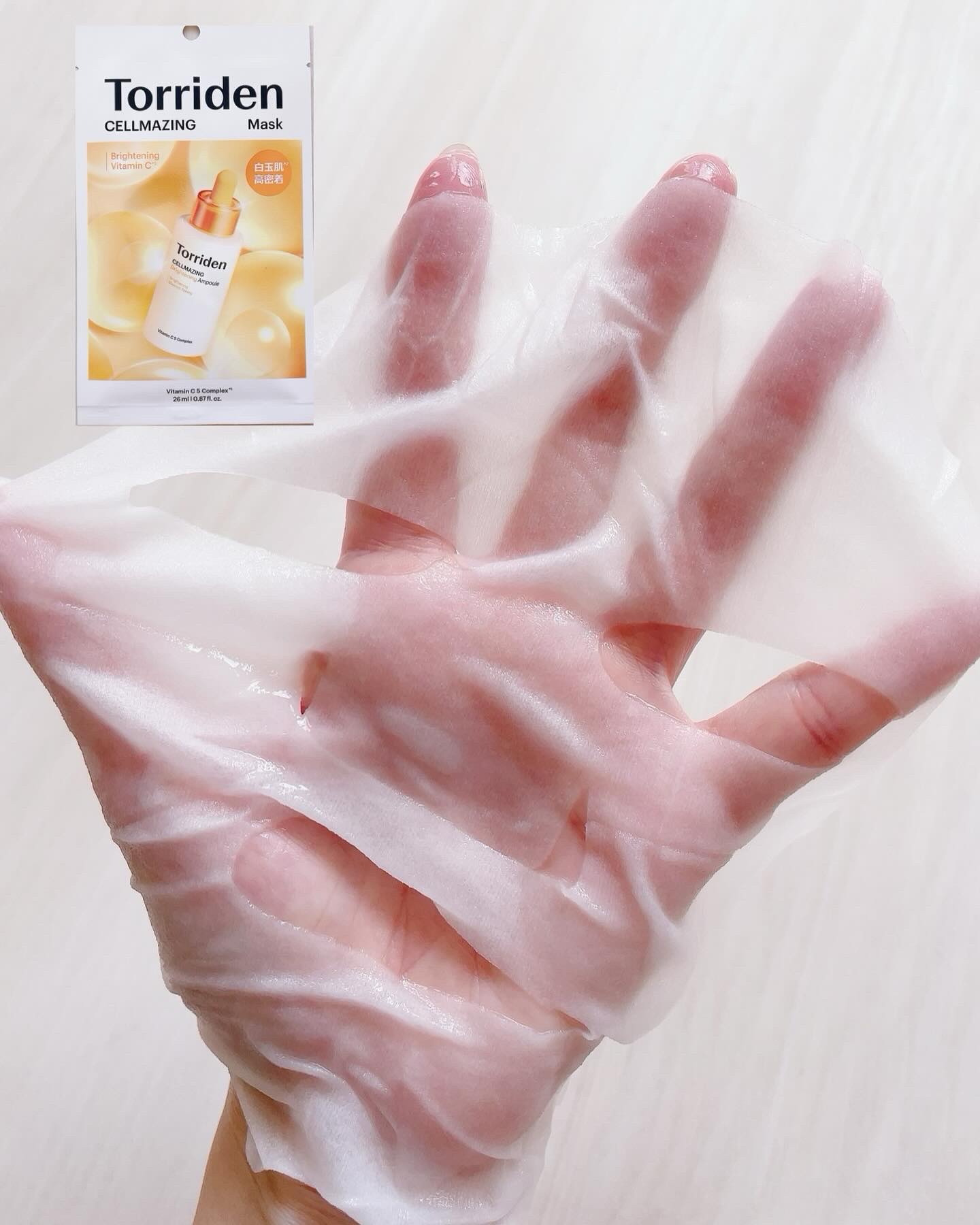 セルメイジング ビタC ブライトニングマスク/Torriden/シートマスク・パックを使ったクチコミ（3枚目）