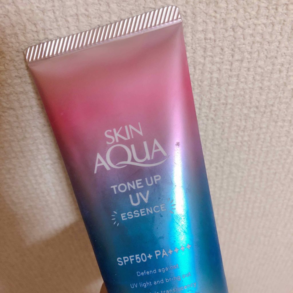 スキンアクア トーンアップUVエッセンス/スキンアクア/日焼け止めクリームを使ったクチコミ（1枚目）