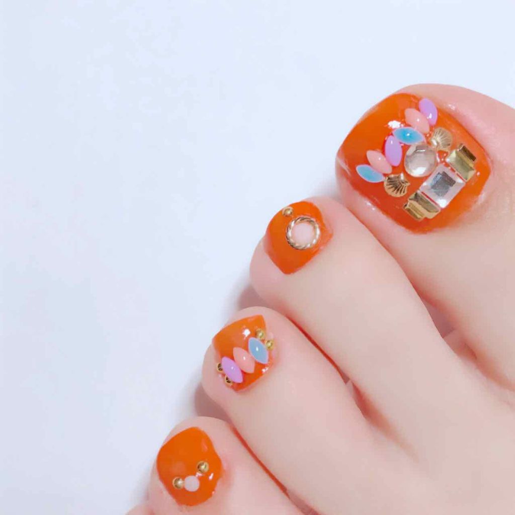 Lacoraran エッシーのネイル ネイルケアを使った口コミ 夏のカラフルフットネイル 使ったものはトップコートやベースコートを除くと2つだけ By ぬくれお セルフネイル Lips Lacoraran エッシーのネイル ネイルケアを使った口コミ 夏のカラフルフットネイル 使ったものはトップコートやベースコートを除くと2つだけ By ぬくれお セルフネイル Lips