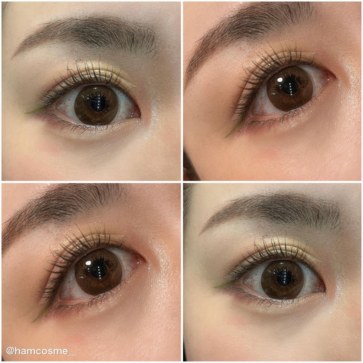 はむコスメ💄 on LIPS 「メイクレシピ👗/今回はグリーンをメインに使ったアイメイクをご紹..」(5枚目)