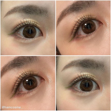 はむコスメ💄 on LIPS 「メイクレシピ👗/今回はグリーンをメインに使ったアイメイクをご紹..」(5枚目)