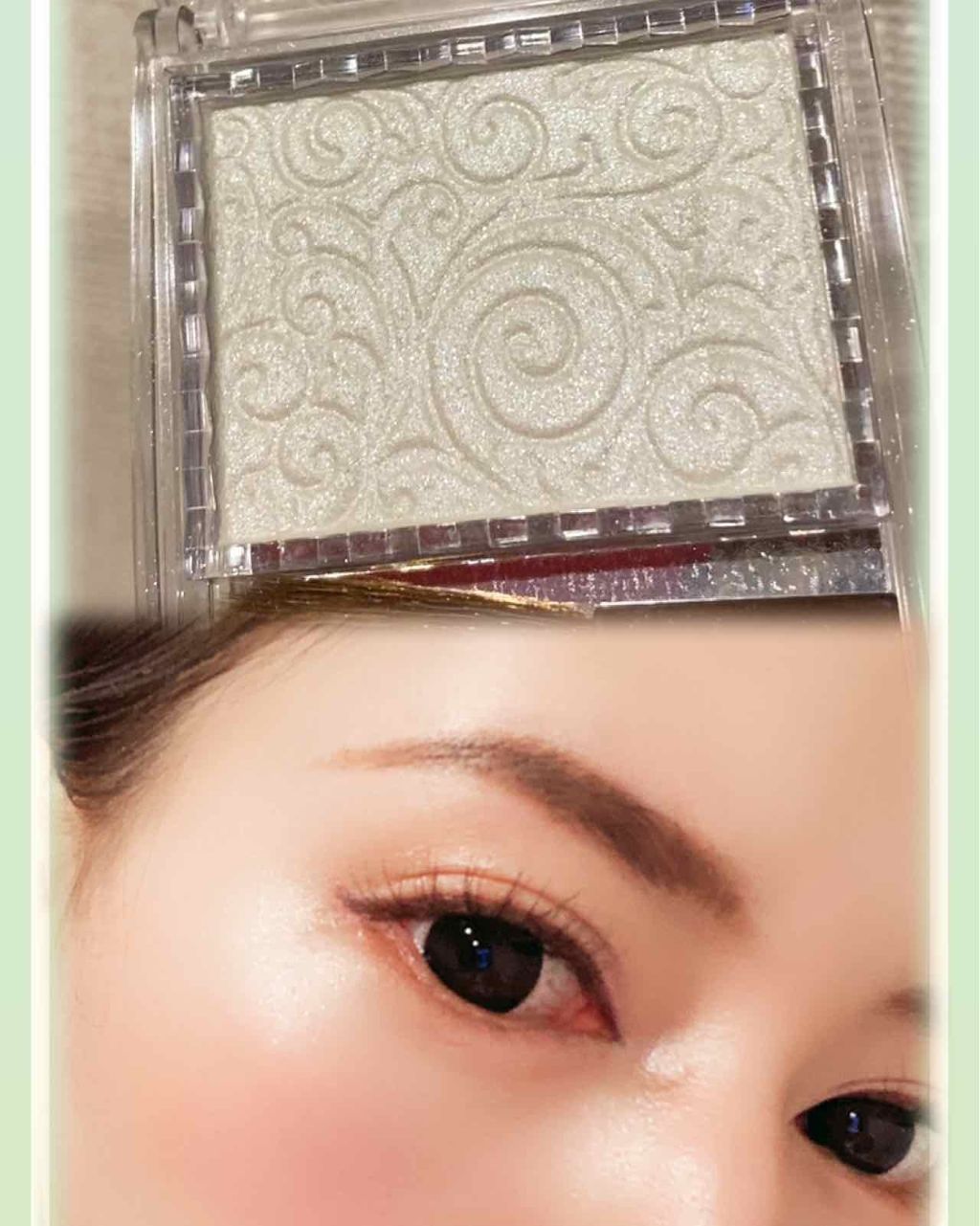 パールグロウハイライト/CEZANNE/パウダーハイライトを使ったクチコミ(4枚目)