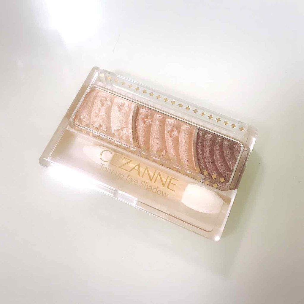 トーンアップアイシャドウ/CEZANNE/アイシャドウパレットを使ったクチコミ(1枚目)