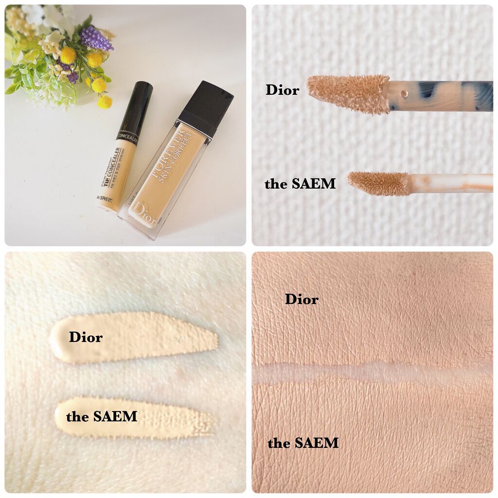 カバーパーフェクション チップコンシーラー/the SAEM/リキッドコンシーラーを使ったクチコミ(5枚目)