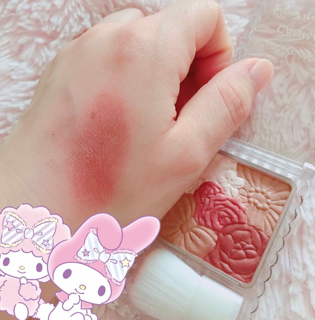 グロウフルールチークス/キャンメイク/パウダーチークを使ったクチコミ(2枚目)