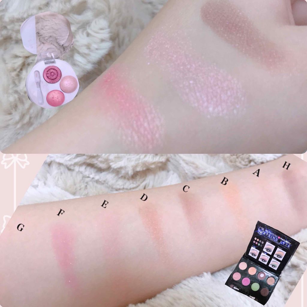 ×ハローキティ スプリングアイズ/パルガントン/アイシャドウパレットを使ったクチコミ(3枚目)