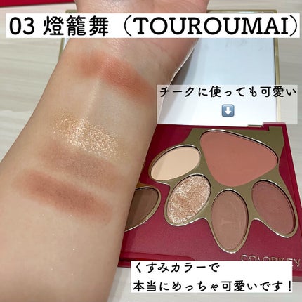 トラ十色アイシャドウパレット/COLORKEY/アイシャドウパレットを使ったクチコミ(9枚目)