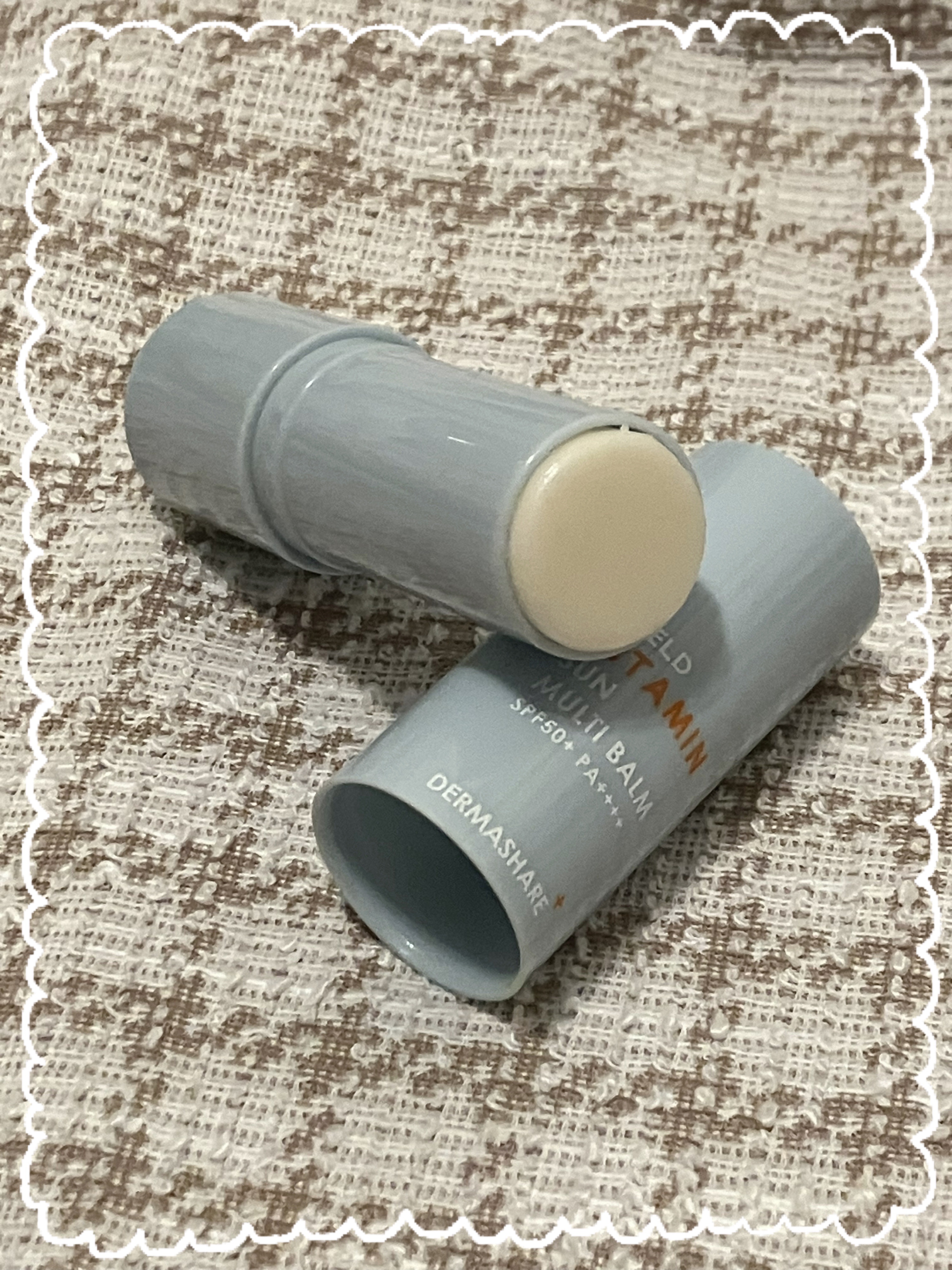 UVシールドビタミンサンマルチバーム/DERMASHARE/日焼け止めクリームを使ったクチコミ（3枚目）