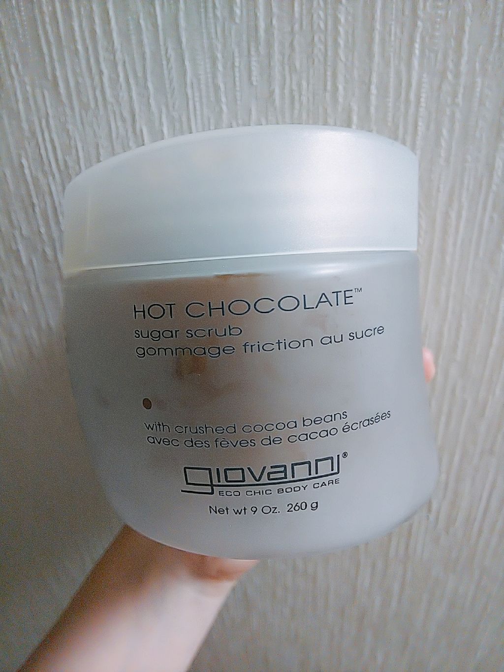 ジョヴァンニ シュガー ボディスクラブ ホットチョコレート/giovanni/ボディスクラブを使ったクチコミ(1枚目)
