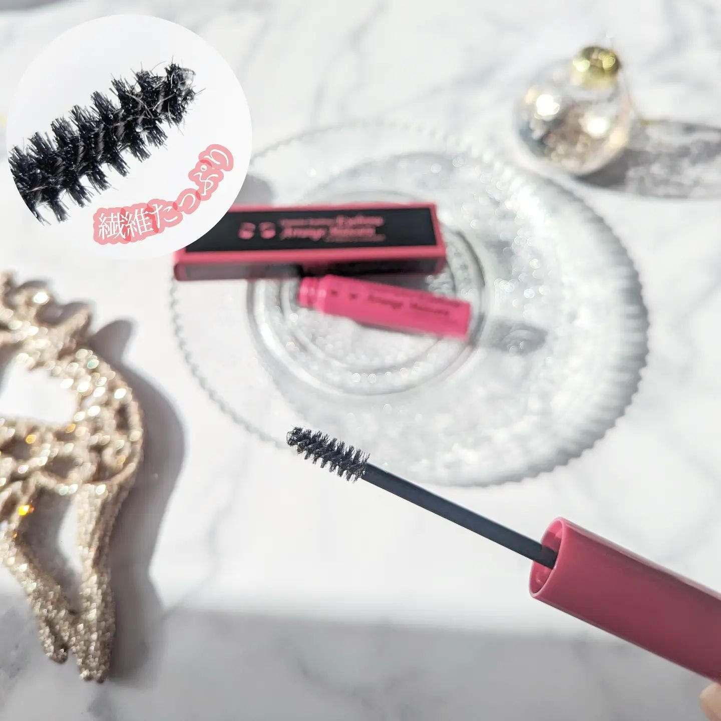 アイブロウアレンジマスカラ/エレガンス/マスカラを使ったクチコミ（3枚目）