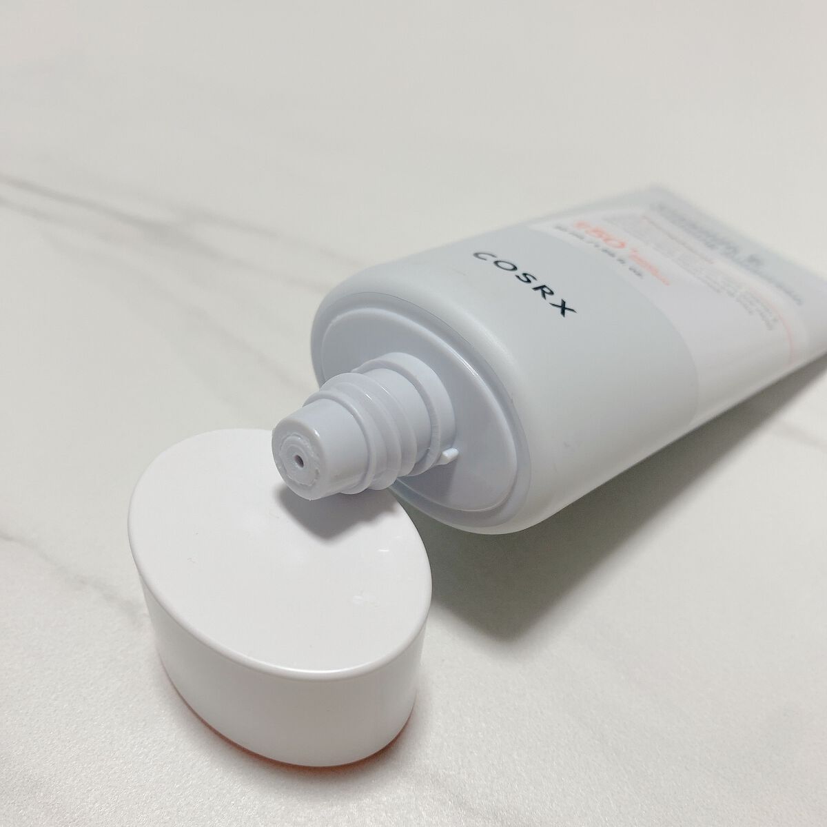 ビタミンEバイタライジングUVクリーム SFP50+/COSRX/日焼け止めクリームを使ったクチコミ(2枚目)