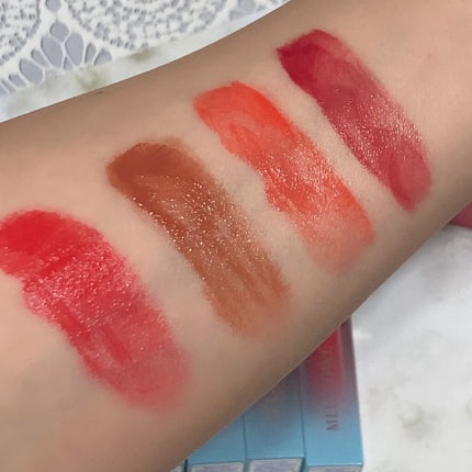 ロングラスティンググロウティント/MELALOWE/リップティントを使ったクチコミ(5枚目)