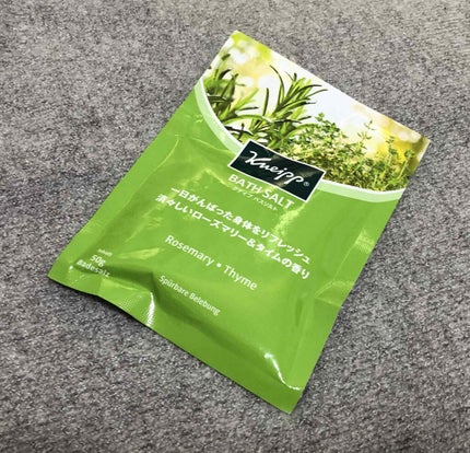 バスソルト ローズマリー&タイムの香り/クナイプ/無機塩系入浴剤を使ったクチコミ(1枚目)