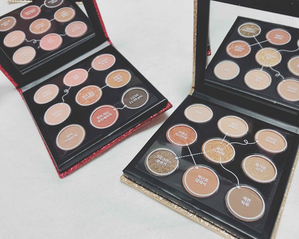 タイニートゥインクル カラーアイズ/ETUDE/アイシャドウパレットを使ったクチコミ（2枚目）