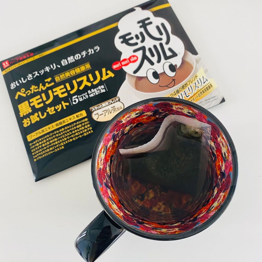 ハーブ健康本舗 黒モリモリスリム(プーアル茶風味) /ハーブ健康本舗/ドリンクを使ったクチコミ(3枚目)