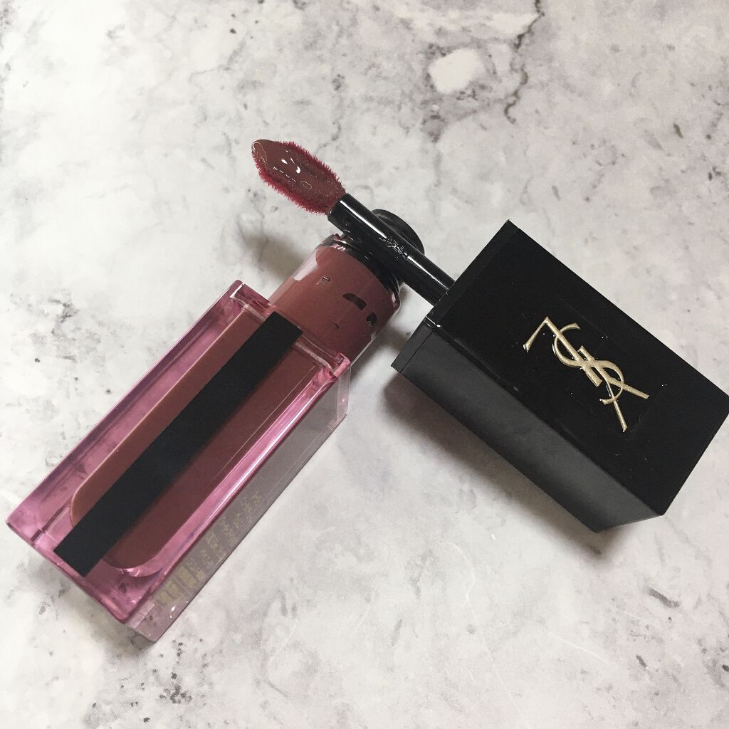 ルージュ ピュールクチュール ヴェルニ ウォーターステイン/YVES SAINT LAURENT BEAUTE/口紅を使ったクチコミ（2枚目）
