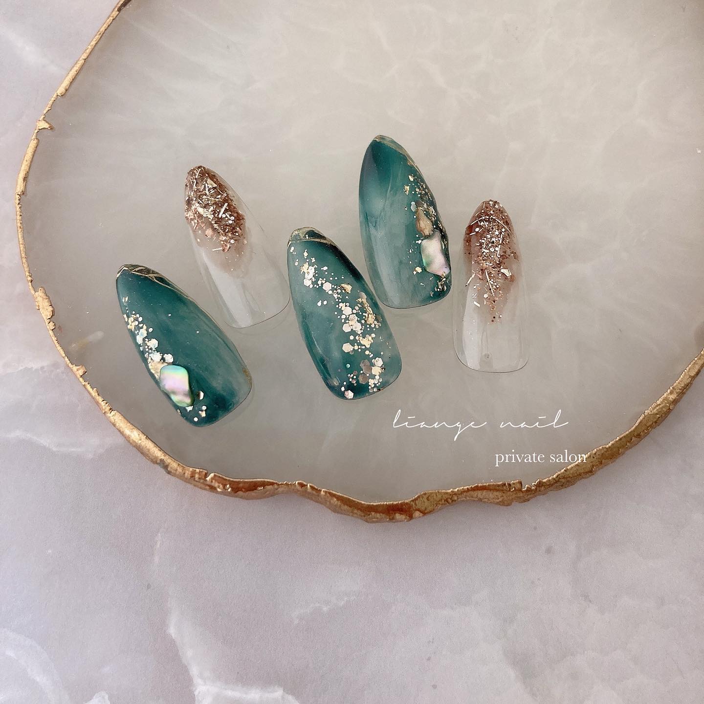 #リアンジェネイル,#柏ネイル,#ネイル,#春ネイル,#大人ニュアンスネイル,#ニュアンスネイル,#ジェルネイル,#ミラーネイル,#シェルネイル,#夏ネイルのネイルデザイン