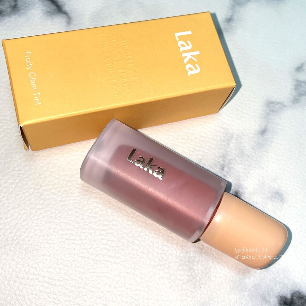 フルーティーグラムティント/Laka/リップティントを使ったクチコミ(3枚目)