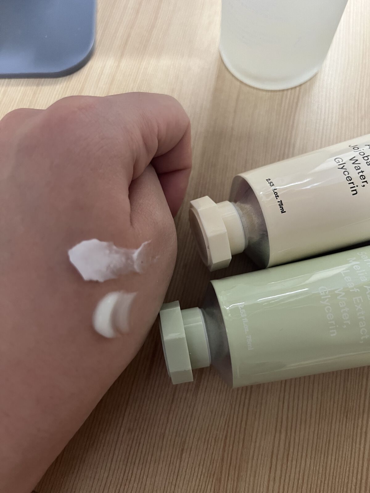 ドクダミクリームカーミングチューブ/Abib /フェイスクリームを使ったクチコミ（2枚目）