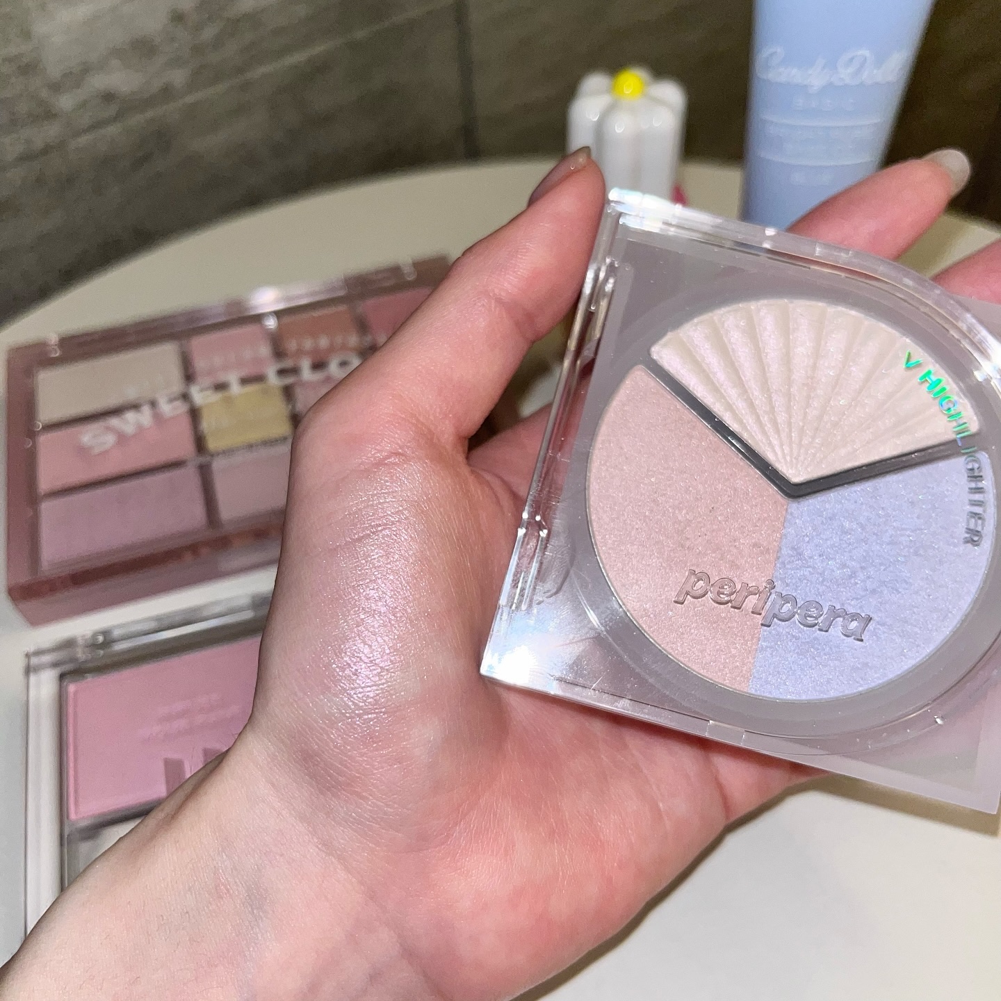 マイフェイブ インフュージング ブラッシュ 01 イノセンス/HOLIKA HOLIKA/パウダーチークを使ったクチコミ（3枚目）