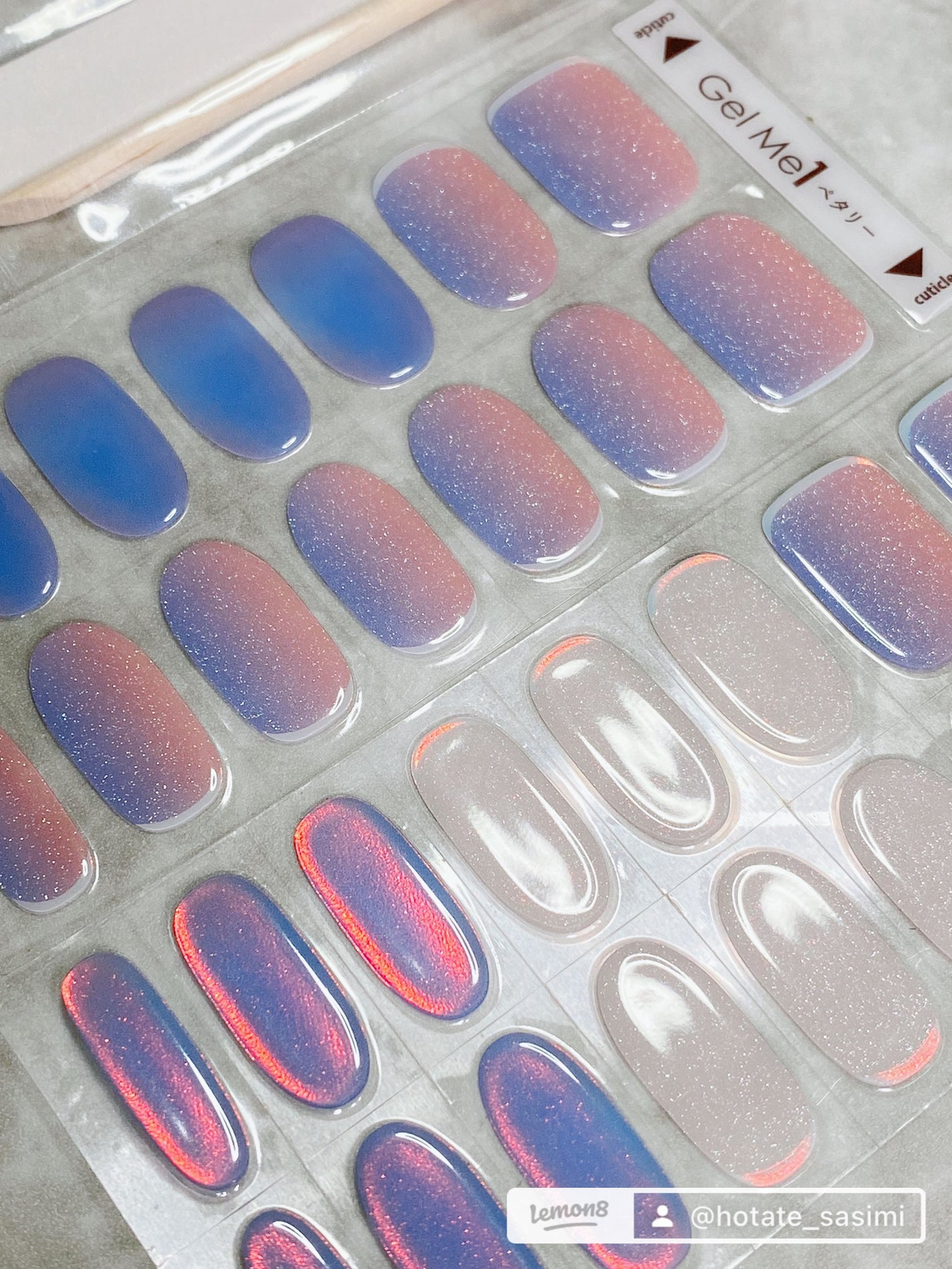 ジェルミーペタリー/ジェルミーワン/ネイルシールを使ったクチコミ(4枚目)