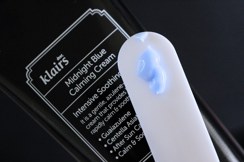 ミッドナイトブルーカーミングクリーム/Klairs/フェイスクリームを使ったクチコミ（2枚目）