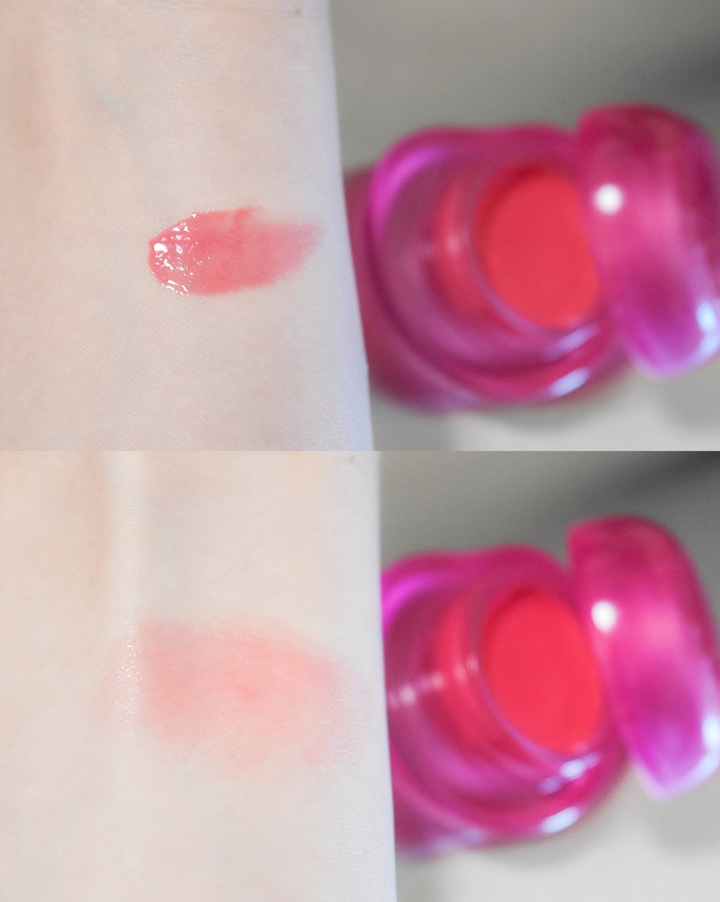 フィー リップアンドチーク グローイジェリーポット/fwee/リップグロスを使ったクチコミ(4枚目)