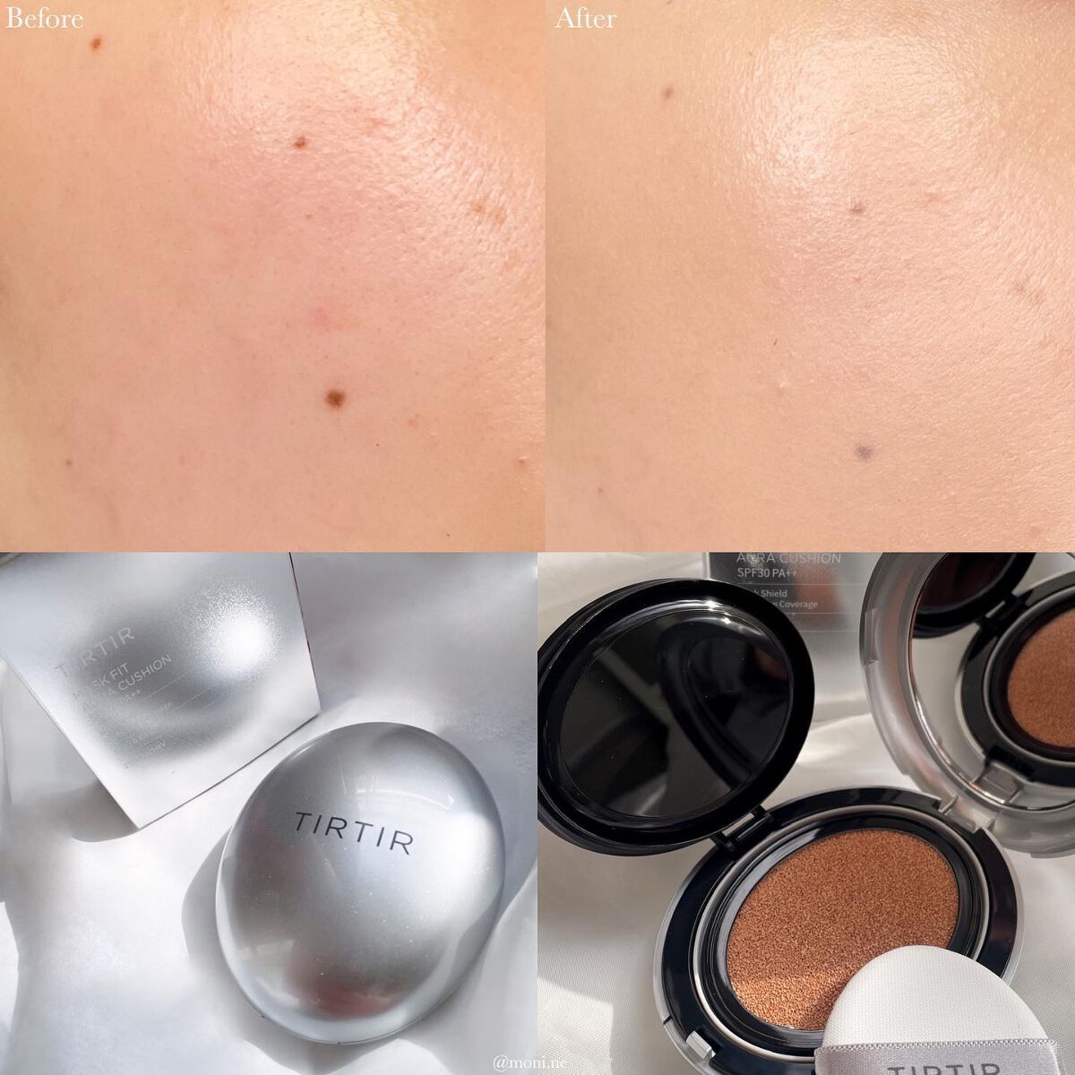 マスクフィットオーラクッション/TIRTIR(ティルティル)/クッションファンデーションを使ったクチコミ(3枚目)
