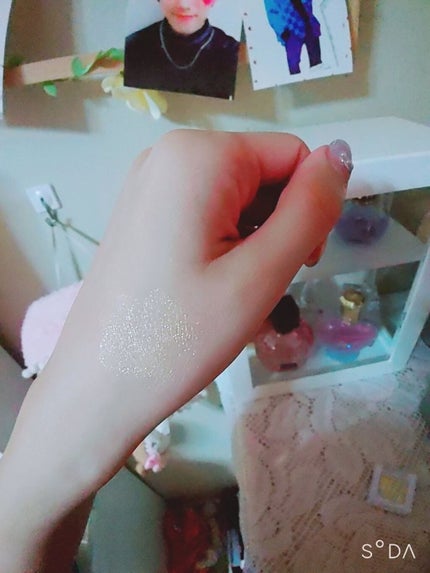 グリッタープリズム シャドウ マーブル/MISSHA/単色アイシャドウを使ったクチコミ(2枚目)