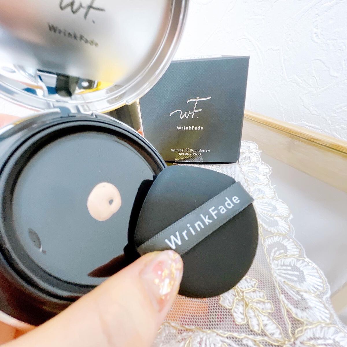 スピキュールリフト ファンデーション ナチュラルオークル /WrinkFade/その他ファンデーションを使ったクチコミ（3枚目）