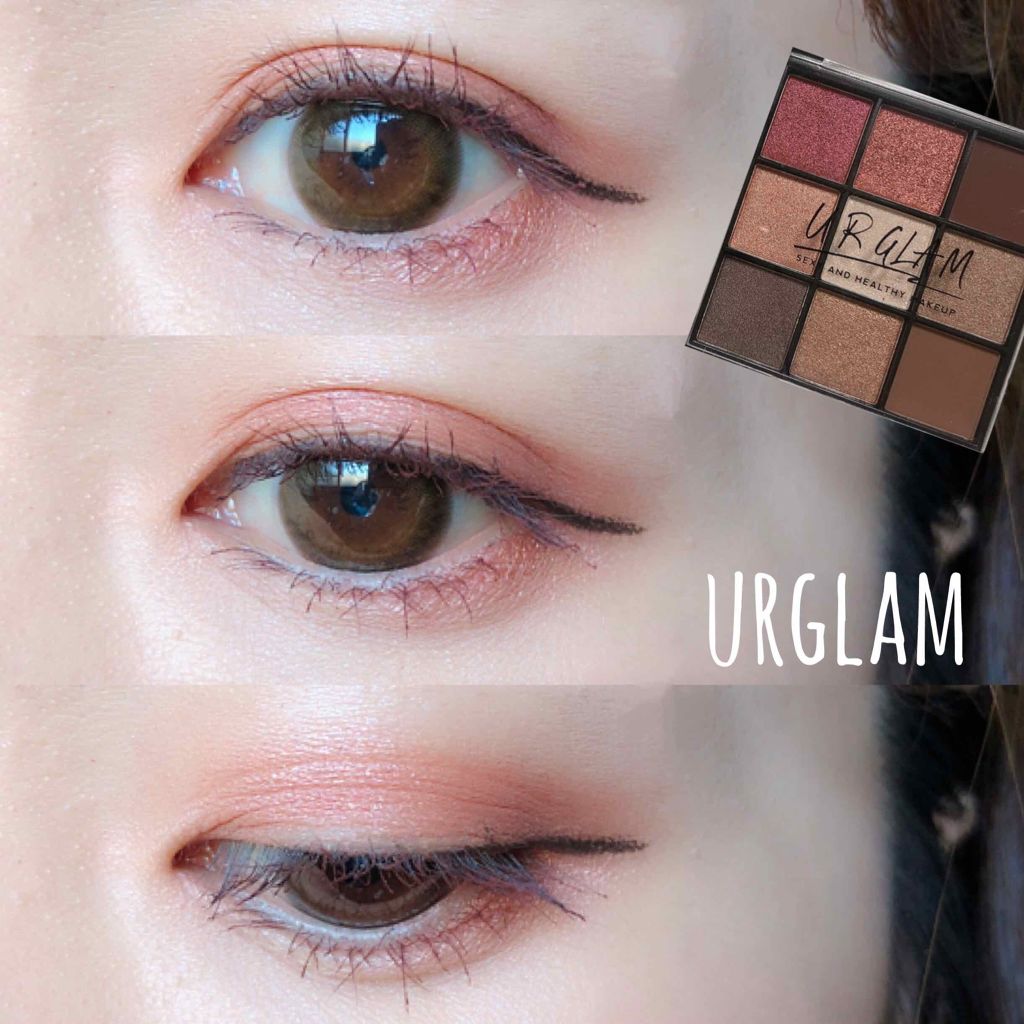 UR GLAM　BLOOMING EYE COLOR PALETTE/U R GLAM/アイシャドウパレットを使ったクチコミ（1枚目）