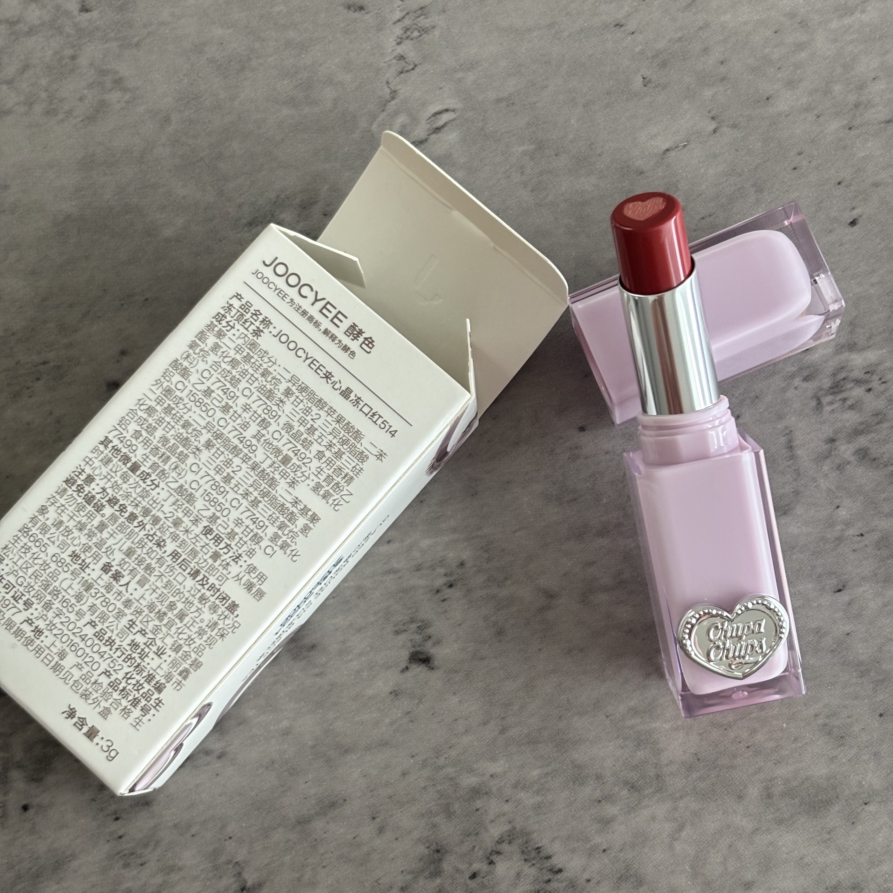 JOOCYEE X Chups GLAZED ROUGE/Joocyee/口紅を使ったクチコミ（3枚目）