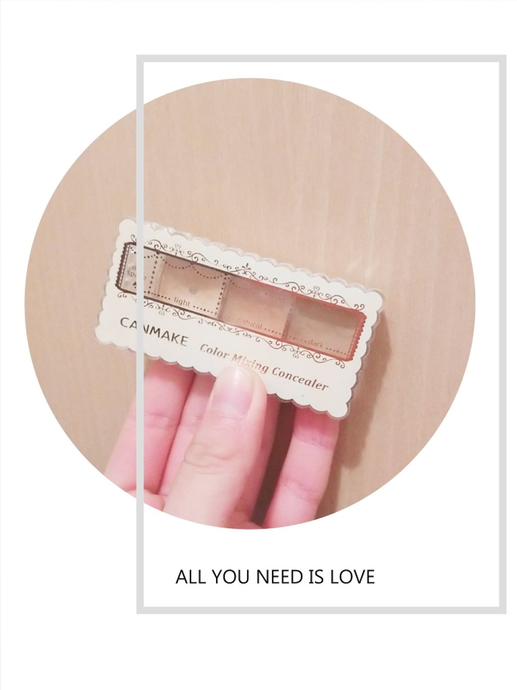 カラーミキシングコンシーラー/キャンメイク/パレットコンシーラーを使ったクチコミ(1枚目)