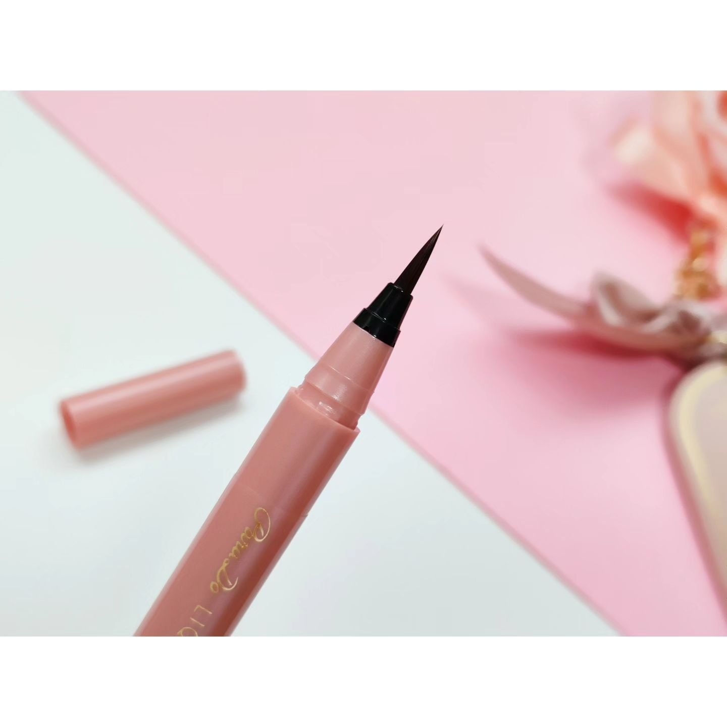 リキッドアイライナー ex BR ダークブラウン/パラドゥ/リキッドアイライナーを使ったクチコミ（2枚目）