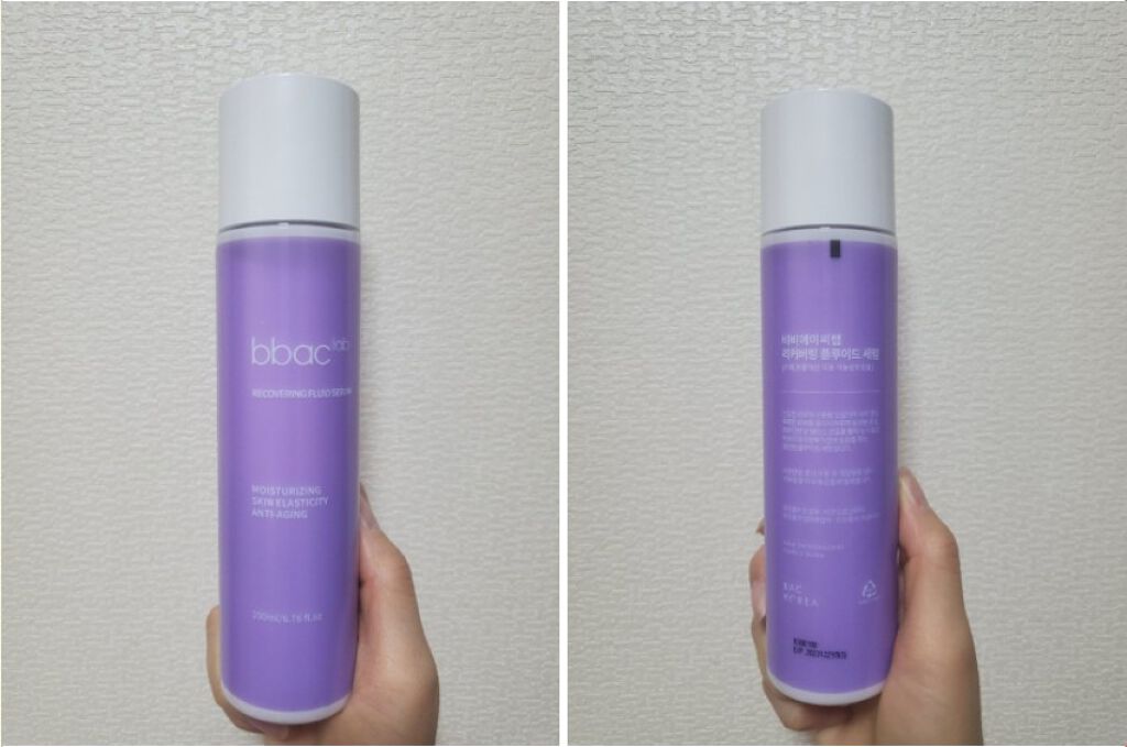 RECOVERING FLUID SERUM/BBACLAB/乳液を使ったクチコミ（2枚目）
