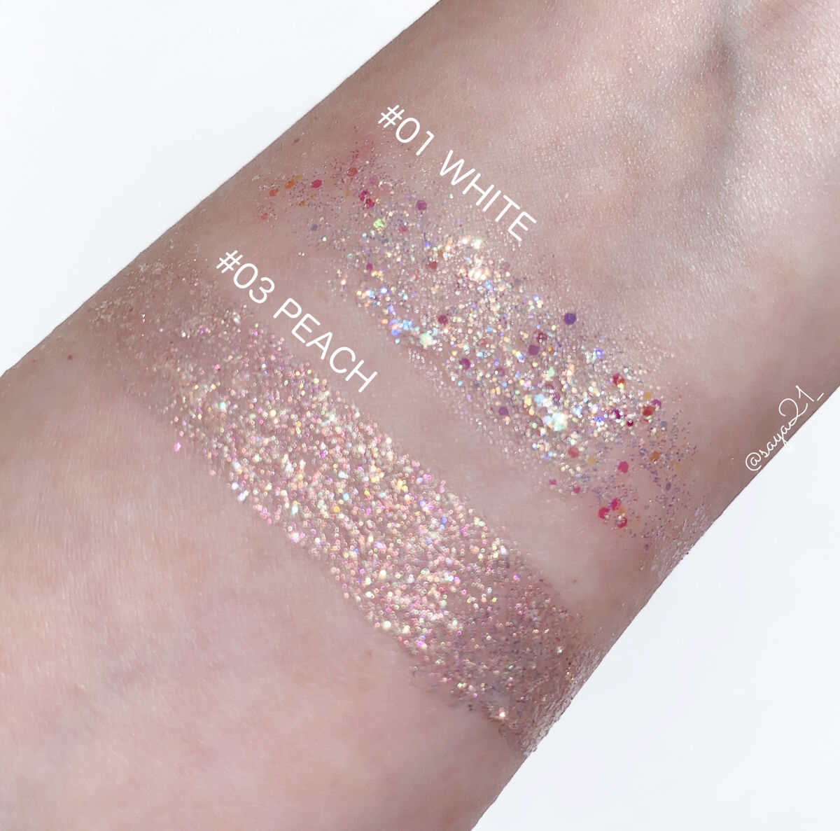 グリーミングアイグリッター/IBIM/グリッターを使ったクチコミ（2枚目）