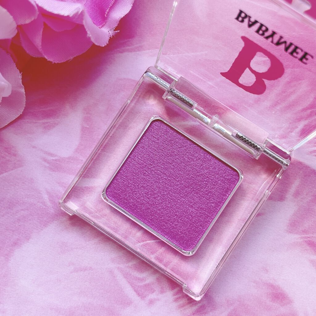 ニュアンスカラー シャドウ peony pink(WEB限定色)/BABYMEE/単色アイシャドウを使ったクチコミ（3枚目）