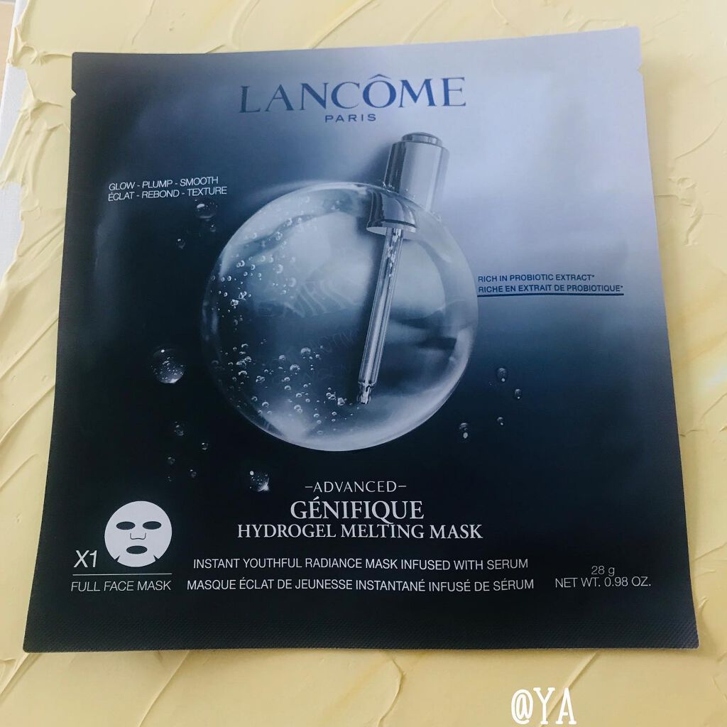 ジェニフィック アドバンスト ハイドロジェル メルティングマスク/LANCOME/シートマスク・パックを使ったクチコミ（1枚目）