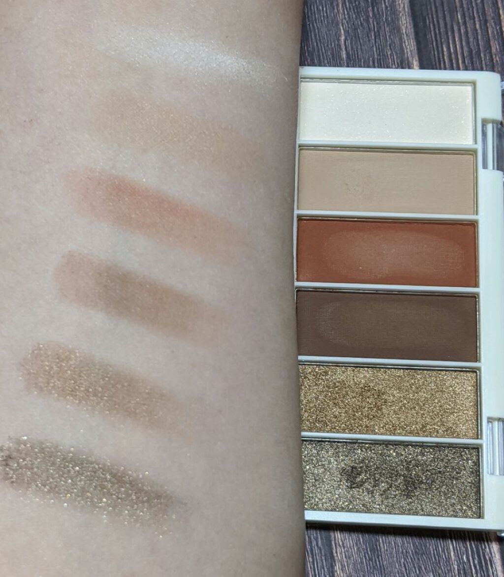miia 6色アイシャドウ/DAISO/アイシャドウパレットを使ったクチコミ（2枚目）