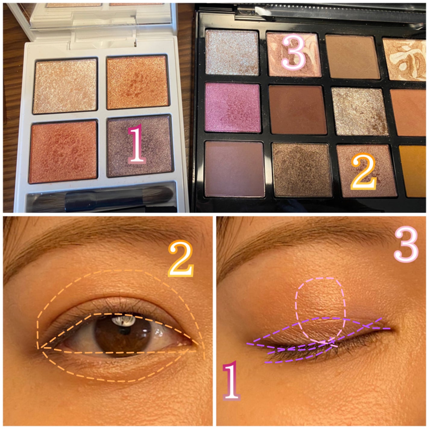 アディクション ザ アイシャドウ パレット “アウト オブ ユア シェル”/ADDICTION/アイシャドウパレットを使ったクチコミ(3枚目)