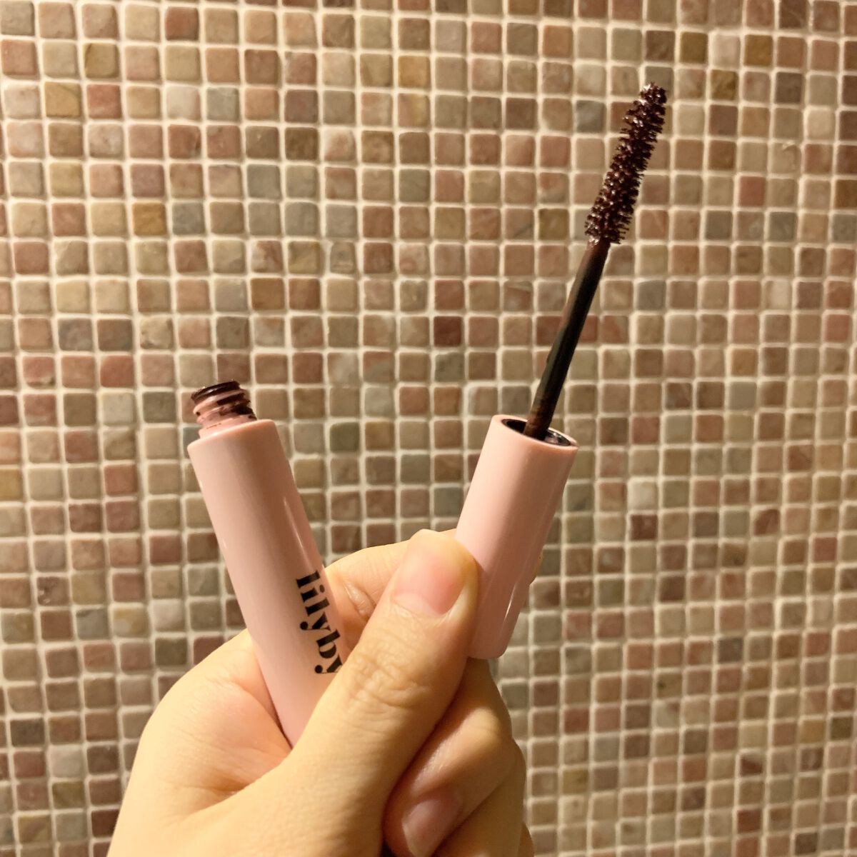 Am9 to Pm9 Survival Colorcara 02 #Rosy Brown/lilybyred/マスカラを使ったクチコミ（3枚目）