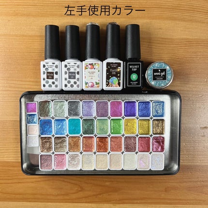 ぴよこれいと あうるす on LIPS 「丑年→寅年に移りゆく今年最後のマイネイルです。セルフネイルだか..」(9枚目)