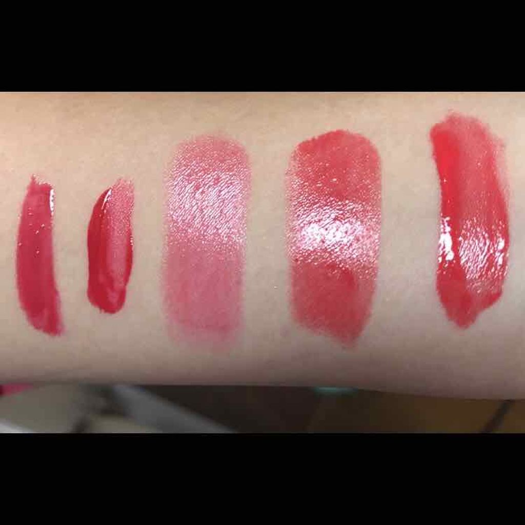 ルージュ ヴォリュプテ シャイン/YVES SAINT LAURENT BEAUTE/口紅を使ったクチコミ(2枚目)