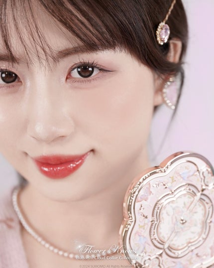 胡蝶雲肩ブラッシュデュオ<チークカラー> /FlowerKnows/パウダーチークを使ったクチコミ(8枚目)