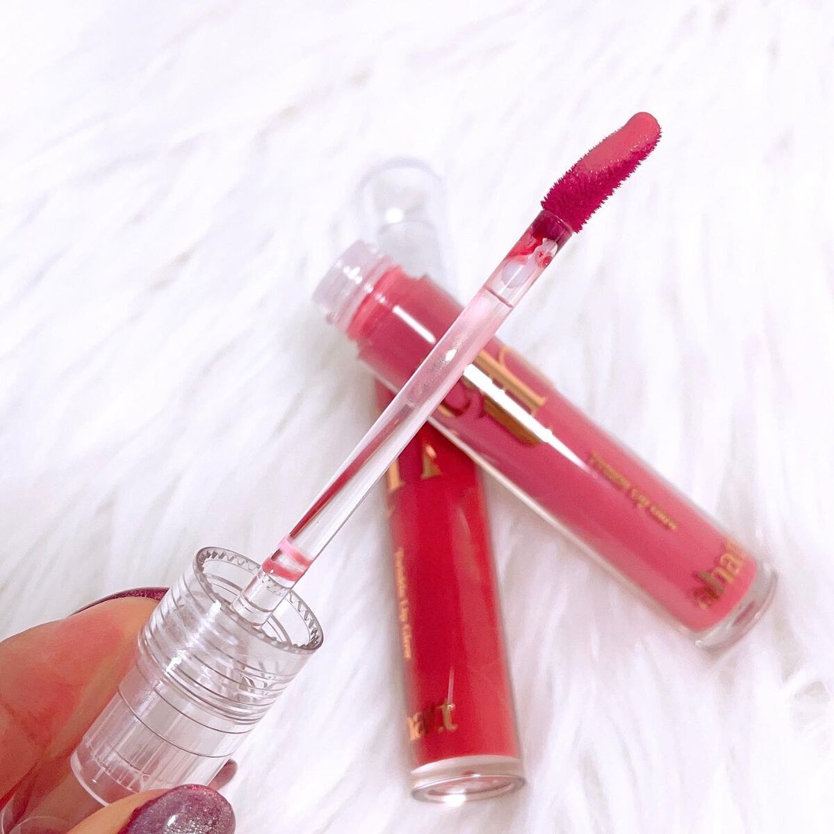 トゥインクルリップグロウ/ahatt/リップグロスを使ったクチコミ(2枚目)