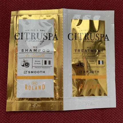 シトラスパ スムース シャンプー&ヘアトリートメント/コスメテックスローランド/市販シャンプーを使ったクチコミ(1枚目)